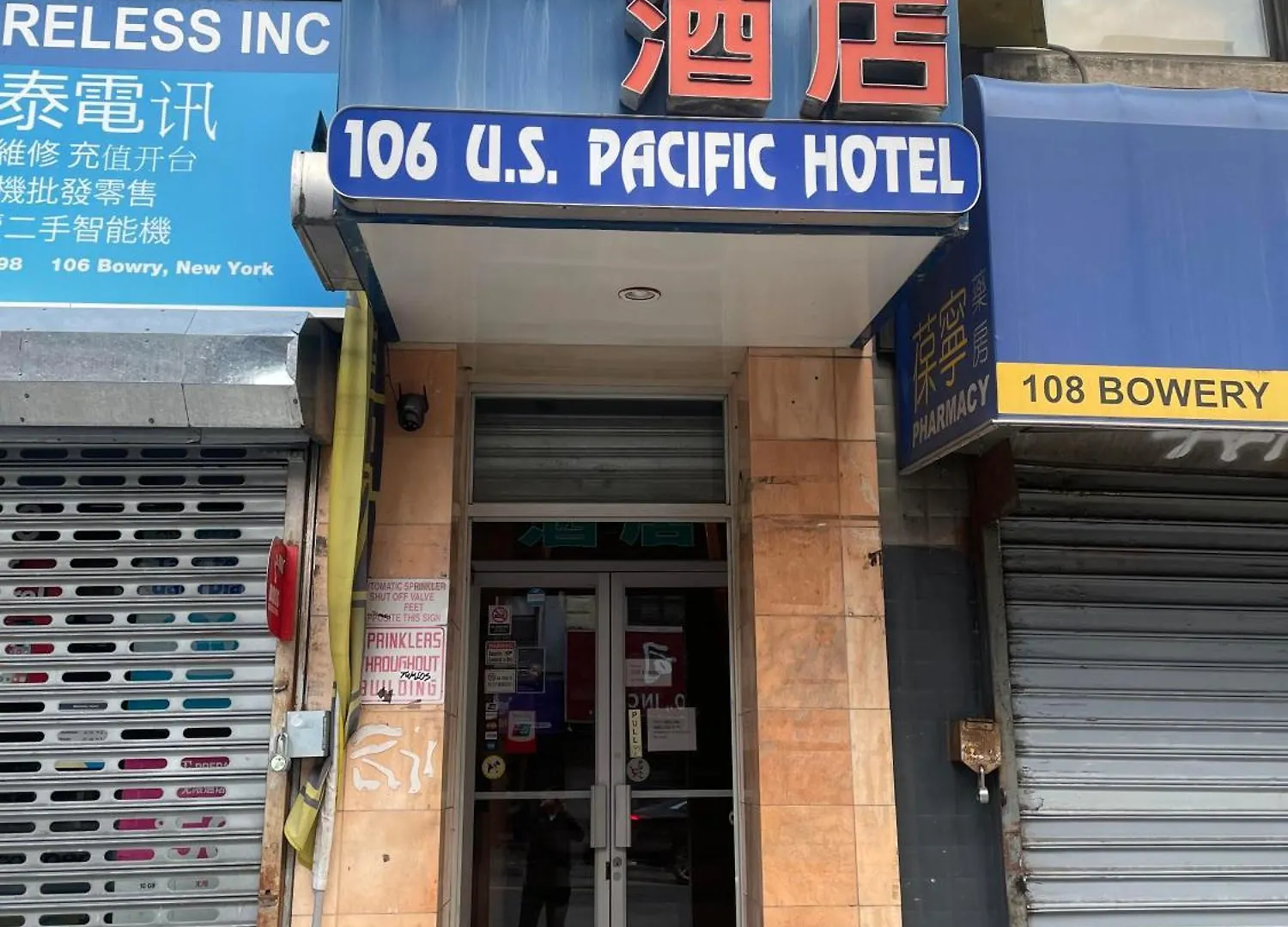 U.S. Pacific Hotel New York